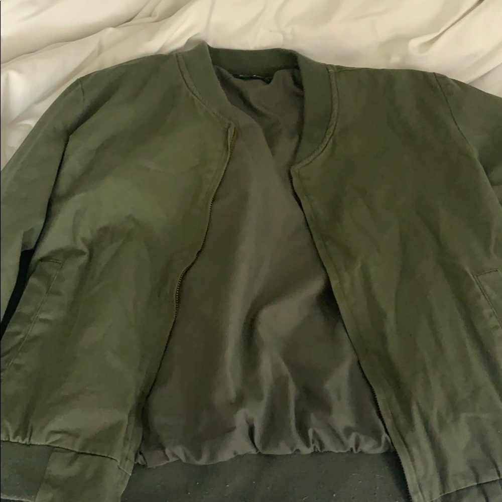army green bomber